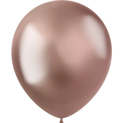 Afbeelding van Folat ballonnen Intense Chrome Rosegold 33 cm 50 stuks