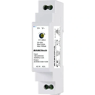 Afbeelding van Basetech PSDS 15 24 2 DIN rail netvoeding V 0.63 A W Aantal uitgangen: 1 x Inhoud: stuk(s)