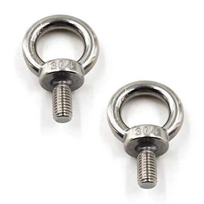 Afbeelding van M16 Ring Shape Lifting Threaded Eye Bolt 304 Roestvrij staal voor Nut Fastener 2 Pack