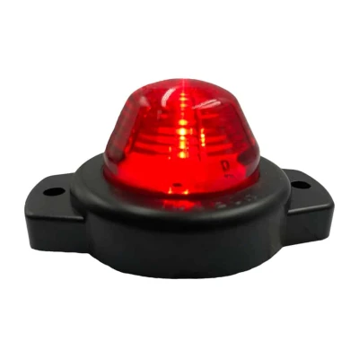 Afbeelding van Markeringslamp rond rood 12 24V