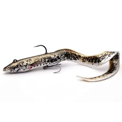 Afbeelding van Savage Gear 4D Real Eel Shad Olive/Pearl Php 20cm (38g)