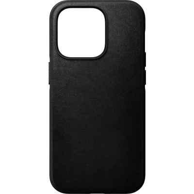 Afbeelding van Nomad Modern Leather case iPhone 14 Pro Max zwart NM01236085