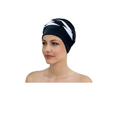 Afbeelding van Fashy Exclusieve badmuts met koord, 3493 20, zwart wit