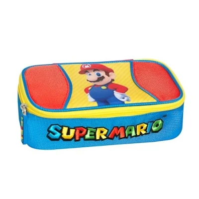 Afbeelding van Super Mario Etui Rechthoek, Wahoo 22 x 7,5 11 cm Polyester
