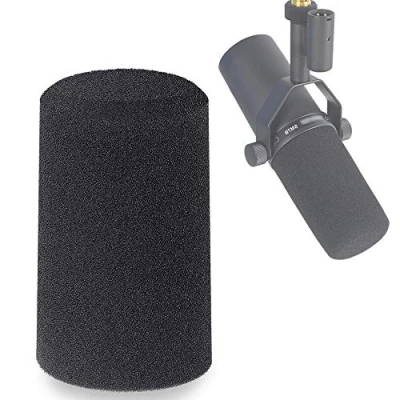 Afbeelding van SM7B Pop Filter Foam Cover Microfoon Voorruit Windscherm Aangepast Compatibel met Mic om Plosives uit te blokkeren door YOUSHARES