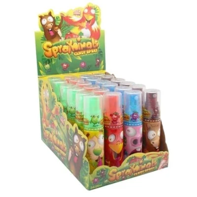Afbeelding van Spraynimals CandySpray 4 Smaken 24 Stuks