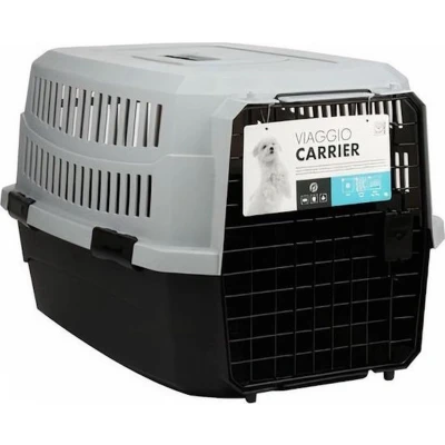 Afbeelding van M pets Hondenvervoersbox Viaggio 68 X 47,6 42 Cm Zwart/grijs