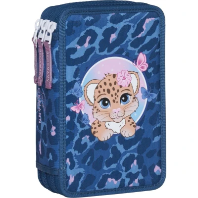 Afbeelding van Etui Beckmann gevuld 3 laags 27dlg Cheeta Inhoud: 2x jumbo potl. 7x ju
