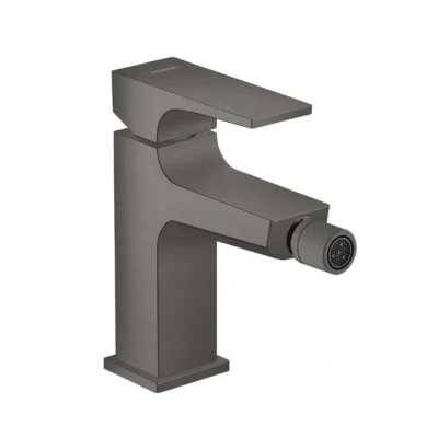 Afbeelding van Hansgrohe bidetmengkraan metropol 1 greeps geborsteld zwart chroom 32520340