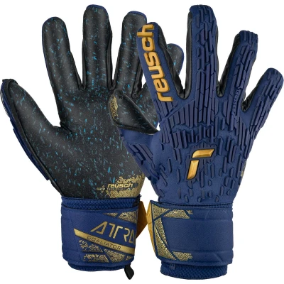 Afbeelding van Reusch Night Spark Keepershandschoenen, Heren, Maat: 10.5, Blaugoldschwarz