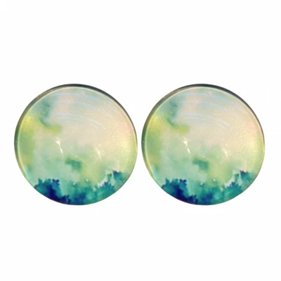 Afbeelding van Clip oorbellen Mint 2 cm geen gaatje Charme Bijoux