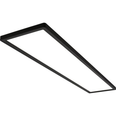 Afbeelding van Briloner Tava LED plafondlamp 98cm 7519415 Vlak Indirect licht Neutraal wit 98 x 20 3 cm Zwart