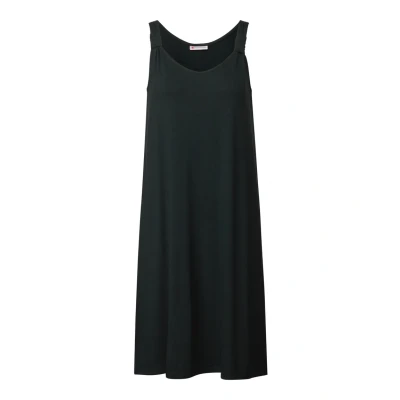 Afbeelding van Street One MIT Knotendetail Jerseyjurk, Dames, Maat: 40, Grün