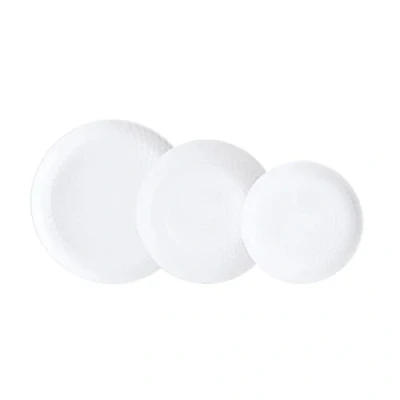 Afbeelding van Luminarc Pampille wit opaal servies 18 stuks 6 personen