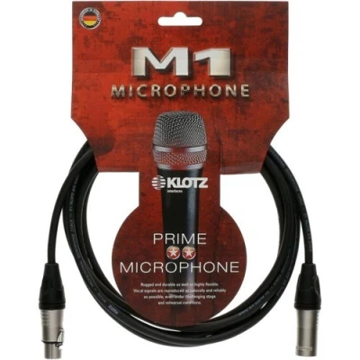 Afbeelding van KLOTZ AIS GmbH M1K1FM0750, XLR (3 pin), Vrouwelijk, Mannelijk, 7,5 m, Zwart