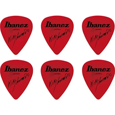 Afbeelding van Ibanez B1000KL RD Kiko Loureiro signature plectrums 1.2 mm 6 pack rood