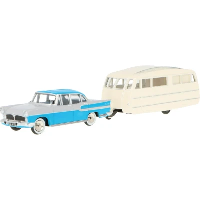 Afbeelding van Simca Vedette Chambord &amp; Caravan Hénon Norev Modelauto 1:43 1958 CL5712 Schaalmodel