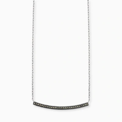 Afbeelding van Ketting 925 zilver Stella met marcasiet
