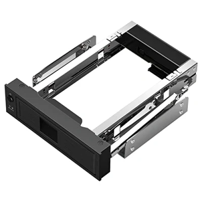 Afbeelding van ORICO inbouwframe/SATA Mobile Rack SATA I/II/III HDD placeplaatframe in 3.25 inch drive schacht anti vibratiekit afsluitbaar