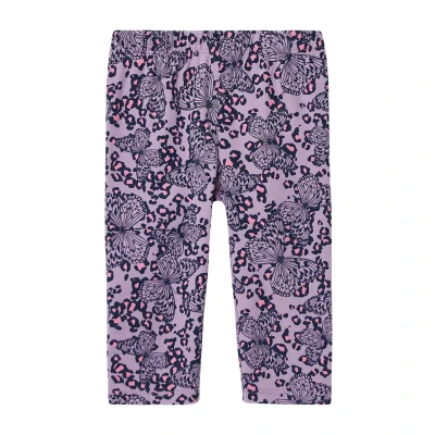 Afbeelding van s.Oliver Caprimit Alloverprint Legging voor kinderen, Maat: 140, Lavendel