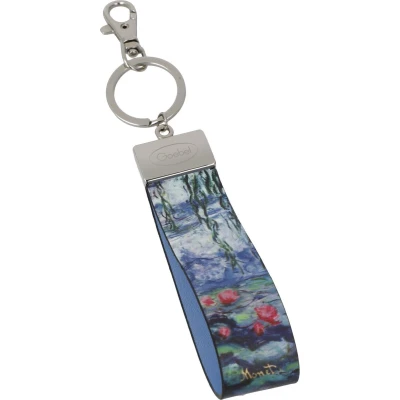 Afbeelding van Goebel Claude Monet Sleutelhanger Waterlelies met wilg Kunstleer 16cm