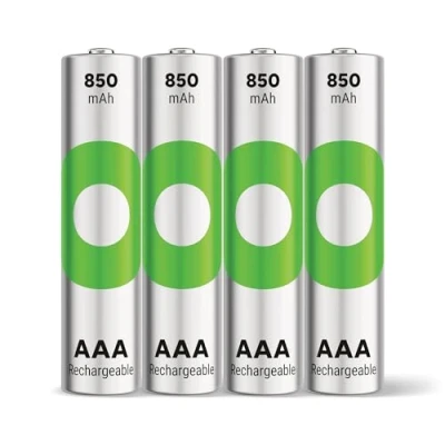 Afbeelding van GP Batteries ReCyko Oplaadbare AAA batterij (potlood) NiMH 850 mAh 1.2 V 4 stuk(s)