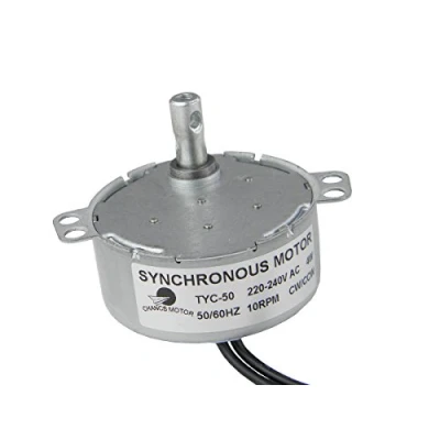 Afbeelding van CHANCS Reductiemotor TYC 50 220V 10 12RPM CW/CCW Koppel 2.4Kgf.cm Draaitafelmotor Synchrone motor Voor magnetronovenonderdelen