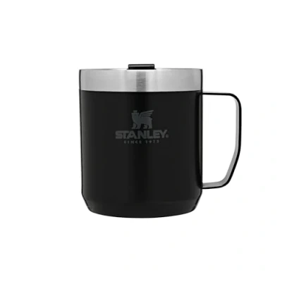 Afbeelding van Stanley Classic Legendary Camp Mug 0.35L Houdt 1.5 Uur Warm Vacuüm Geïsoleerde Camping Mok BPA Vrij Vaatwasserbestendig Roestvrijstalen Thermosbeker Matte Black