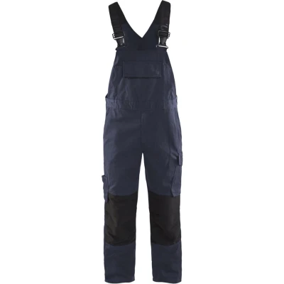 Afbeelding van Blaklader Bretelbroek met stretch 2695 1330 Donker marineblauw/Zwart