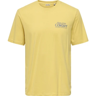 Afbeelding van ONLY &amp; SONS ONSMANUEL CASA LIFE REG SS DESERT CS Heren T shirts