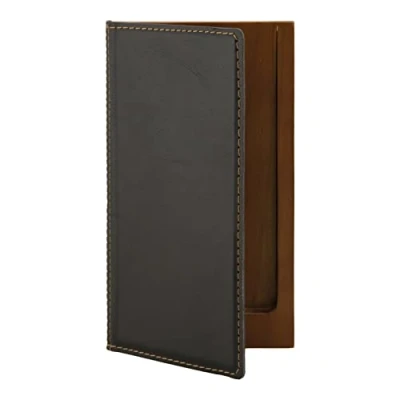 Afbeelding van Securit Trendy lederen stijl Bill Presenter munthouder hout, zwart, hout