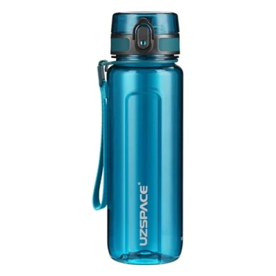 Afbeelding van UZSPACE drinkfles 500 ml / 750 950 ml, voor kinderen, lekvrij, BPA vrij en Tritan waterfles fiets, fitness, outdoor