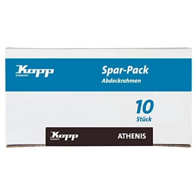 Afbeelding van Kopp Athenis 402147105 Profipack met 10 afdekframes 1 voudig, staal