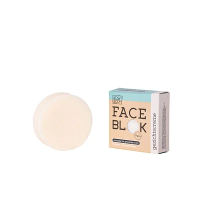 Afbeelding van Blokzeep Face Blok Gezichtscreme Bar Normaal tot gevoelige huid 55GR