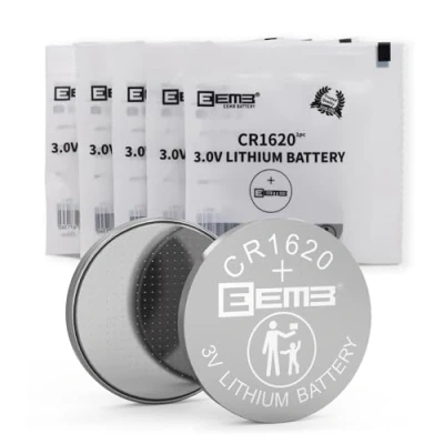 Afbeelding van EEMB 5 PACK CR1620 Batterij 3V Lithium Knop Coin Cell Batterijen 1620 ECR11620, DL1620 voor Horloge, Sleutelhanger, Calculator, Auto Afstandsbediening, Mobiel Spel, Speelgoed