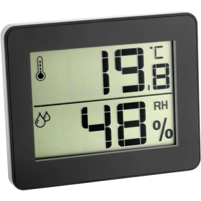 Afbeelding van TFA Dostmann 30.5027.01 Thermo en hygrometer Zwart