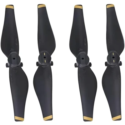 Afbeelding van RC Air Props Blade, 2Pairs CW CCW Quick Release Carbon Fiber Propeller Blades Drone Quadcopter Accessory for Mavic (Gold Stripe)