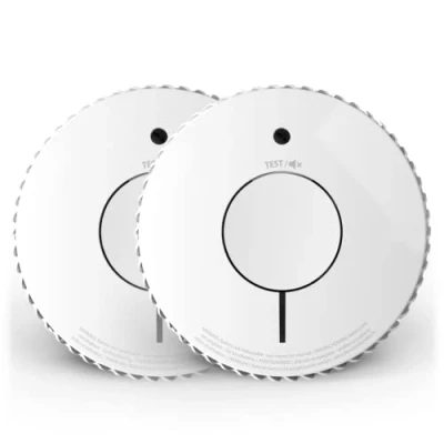 Afbeelding van Fire Angel FA6120 INT T2 (ST 622 / ST 620 2 Optische Q Label Rookmelder met 10 Jarige Batterij, Vervanging, Nieuwe Generatie) Verpakking,Wit