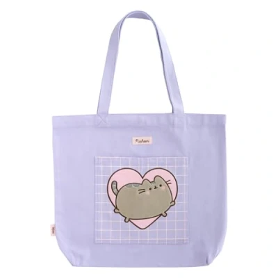Afbeelding van Grupo Erik Pusheen Cotton Tote Bag 17.7 x 15 3.9 inches 45 38 10 cm Canvas Bag, Beach Shopper Gifts, Merchandise