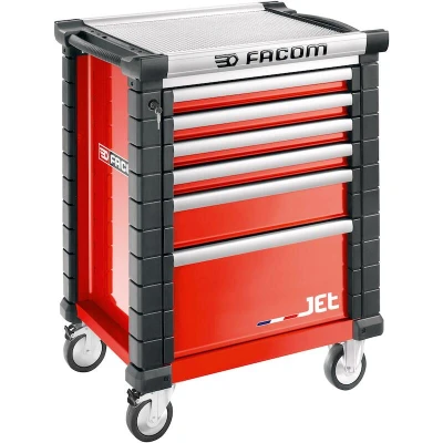Afbeelding van Facom Jet Gereedschapswagen 6 Laden M3 Rood JET.6M3A