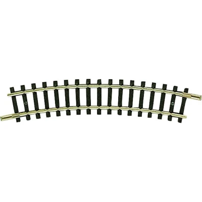 Afbeelding van N Fleischmann rails (zonder ballastbed) 22231 Gebogen 24 194.6 mm 12 stuk(s)