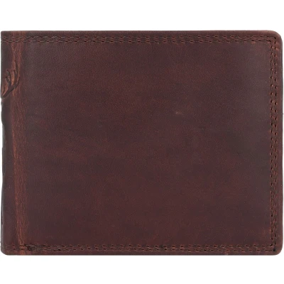 Afbeelding van Jack Kinsky Monterey Portemonnee RFID bescherming Leer 11.5 cm Jongens Horizontaal mokka