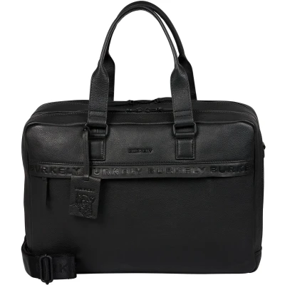 Afbeelding van Burkely Minimal Mason Aktetas, Maat: One Size, Black