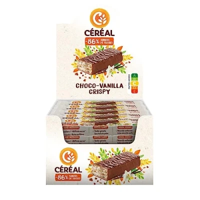 Afbeelding van Céréal Crispy Wafel Choco Vanille 20 stuks