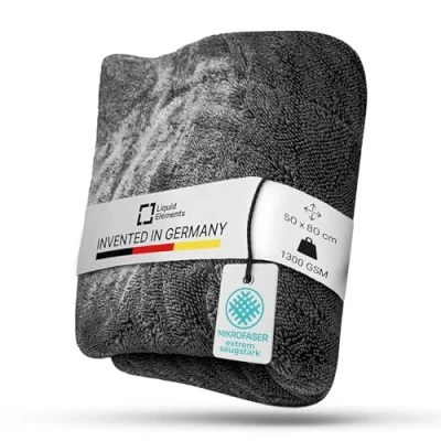 Afbeelding van Liquid Elements Black Hole XL Premium Droogdoek 80x50