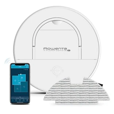 Afbeelding van Rowenta Robotstofzuiger RR9067 X Plorer Serie 130 AI ultraplat design, zuigen en dweilen, laser cameranavigatie