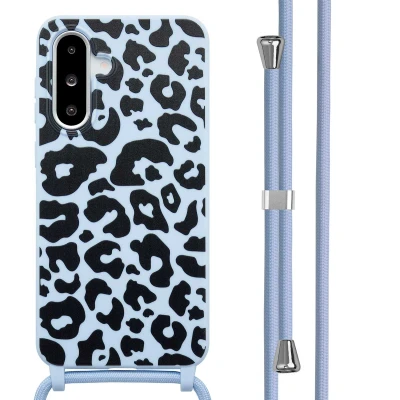 Afbeelding van imoshion hoesje Geschikt voor Samsung Galaxy A56 (5G) / A36 Siliconen design met koord Animal Lila