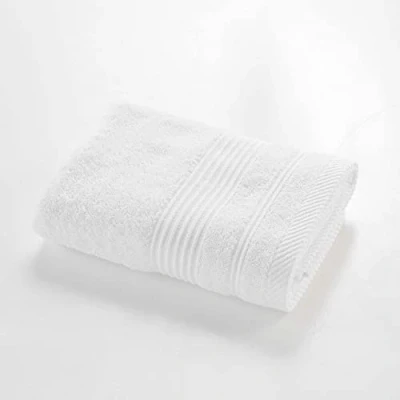 Afbeelding van Douceur d&#039;Intérieur, Badhanddoek, 50 x 90 cm, wit, 100% katoen