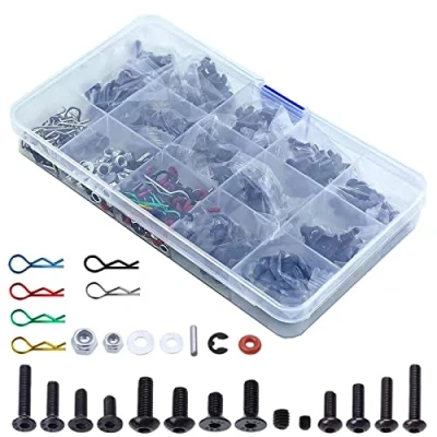 Afbeelding van 500 stuks RC Schroeven Kit Reparatiegereedschap met magnetische schroefhouder Hardware Bevestigingsset voor Traxxas Tamiya Axial Redcat HPI SCX10 Losi 1/8 1/10 Cars Crawler onderdelen