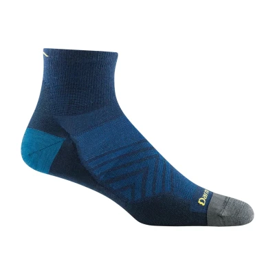 Afbeelding van Darn Tough Run Men #1034 1/4 Sock Ultra Lightweight Eclipse